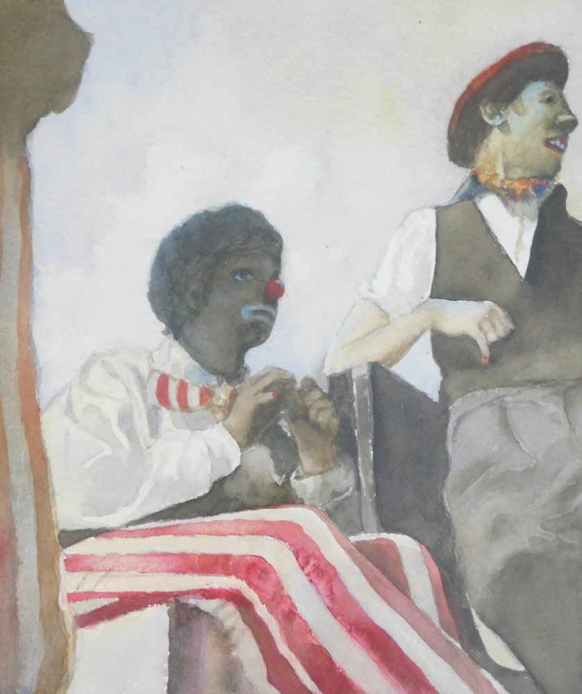 Kenneth Cooper. Carnival, watercolour, titled and dated 1959 verso, 30cm x 25cm.