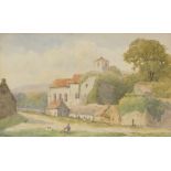 Frederick B. Cook (act. 1878-1891). Amberley, watercolour, signed and titled, 14cm x 23cm.