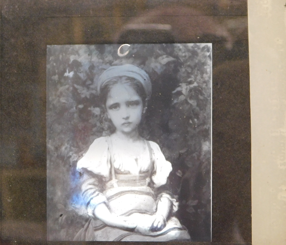 19thC School. Maria Paequa, watercolour, 6.5cm x 5cm with glass negative and Magdalen Goffin 1 Vol ( - Image 6 of 7