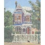 Malcolm Mason (20thC). Worcester House - Christchurch, oil on canvas (laid on board), signed and tit