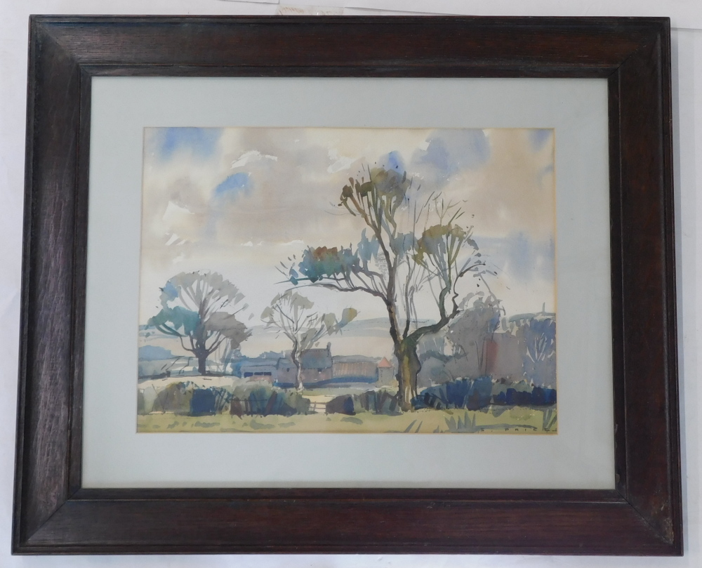 S. Price (19thC/20thC). Farmstead, watercolour, signed, 35cm x 48cm. - Image 2 of 4