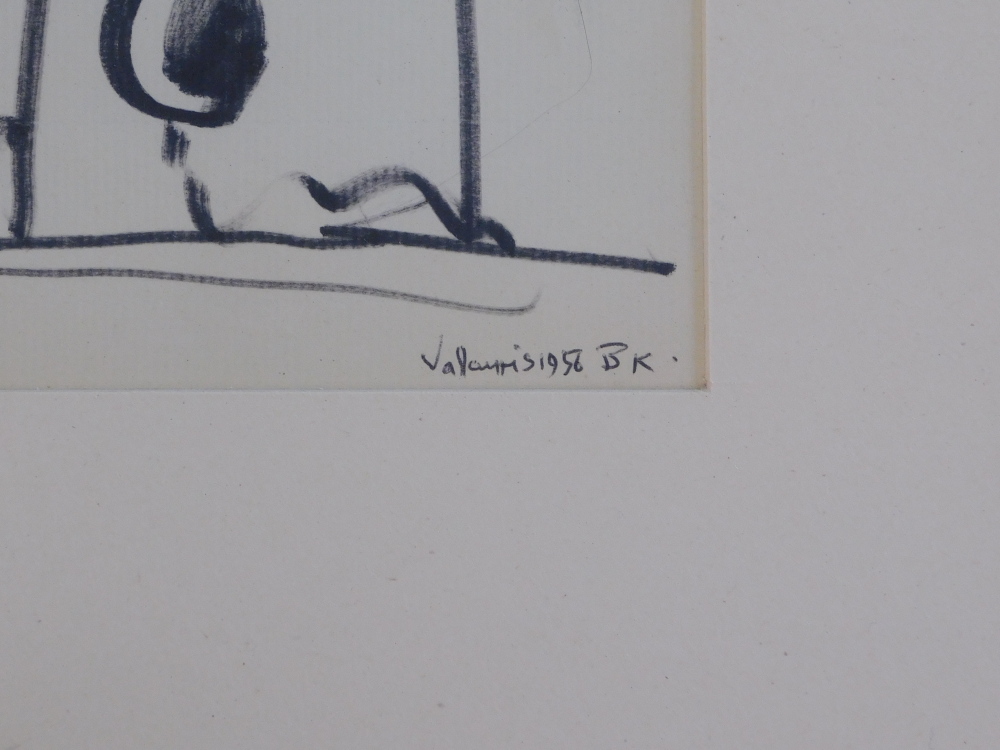 Bernard Kay (1927-2021). Vallayns, drawing, titled and dated 1956, 31.5cm x 23cm. - Bild 3 aus 5