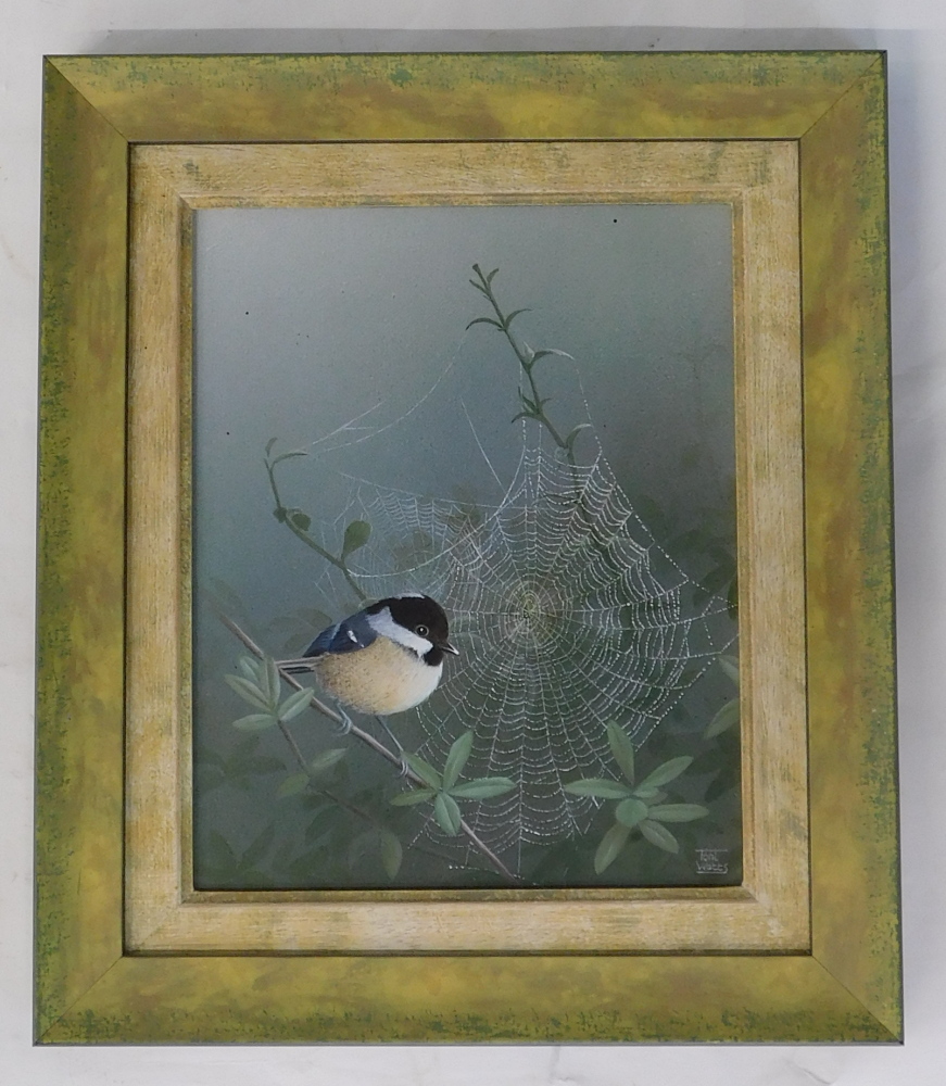 Toni Watts (20thC). Bird, oil on board, signed, 24cm x 19cm. - Image 2 of 4