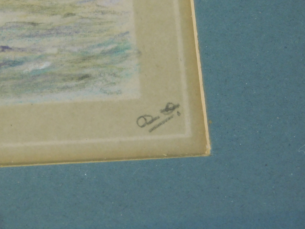 19thC School. Letters of Marque, watercolour, initialled and titled, 15.5cm x 20cm. - Image 3 of 5