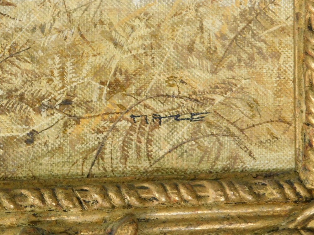 Nicholas Mace (b.1949). Pheasant shooting, oil on canvas, signed, 40cm x 49.5cm. - Bild 3 aus 4