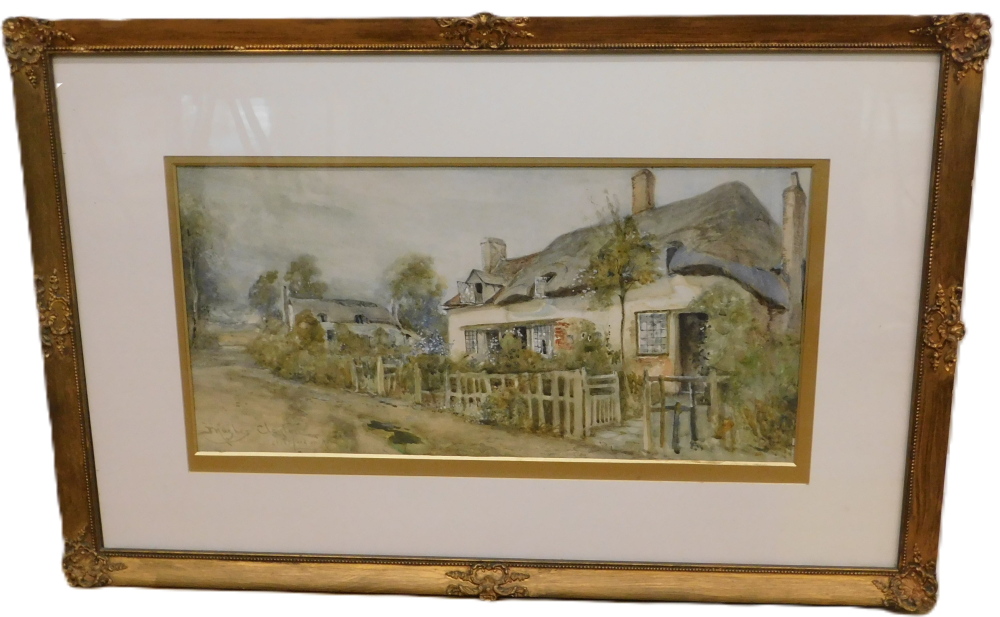 J. Hughes Clayton. Stratford on Avon, watercolour, signed and titled, 24cm x 48.5cm. - Bild 2 aus 5