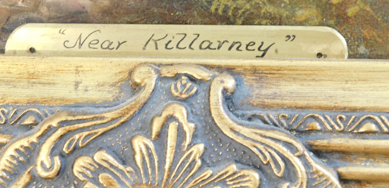 William A Hales (19thC/20thC). New Killarney, oil on canvas, signed, 75cm x 50cm. - Image 3 of 5