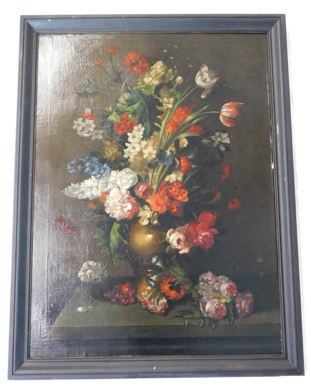 Manner of Jean-Baptiste Monnoyer. Floral study, oil on canvas, 105cm x 77.5cm. - Bild 2 aus 4