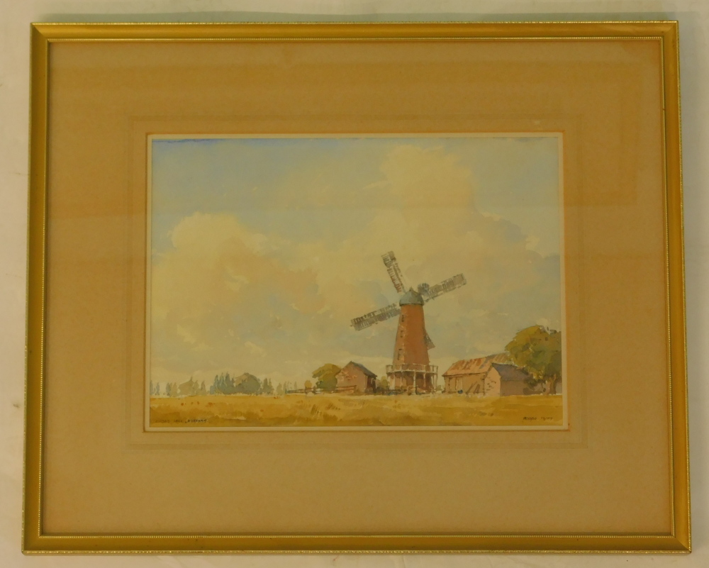 Len Roope (1917-2005). Ladd's Mill, Hykeham, watercolour, signed, titled and dated 1977, 19cm x 26.5 - Image 2 of 5