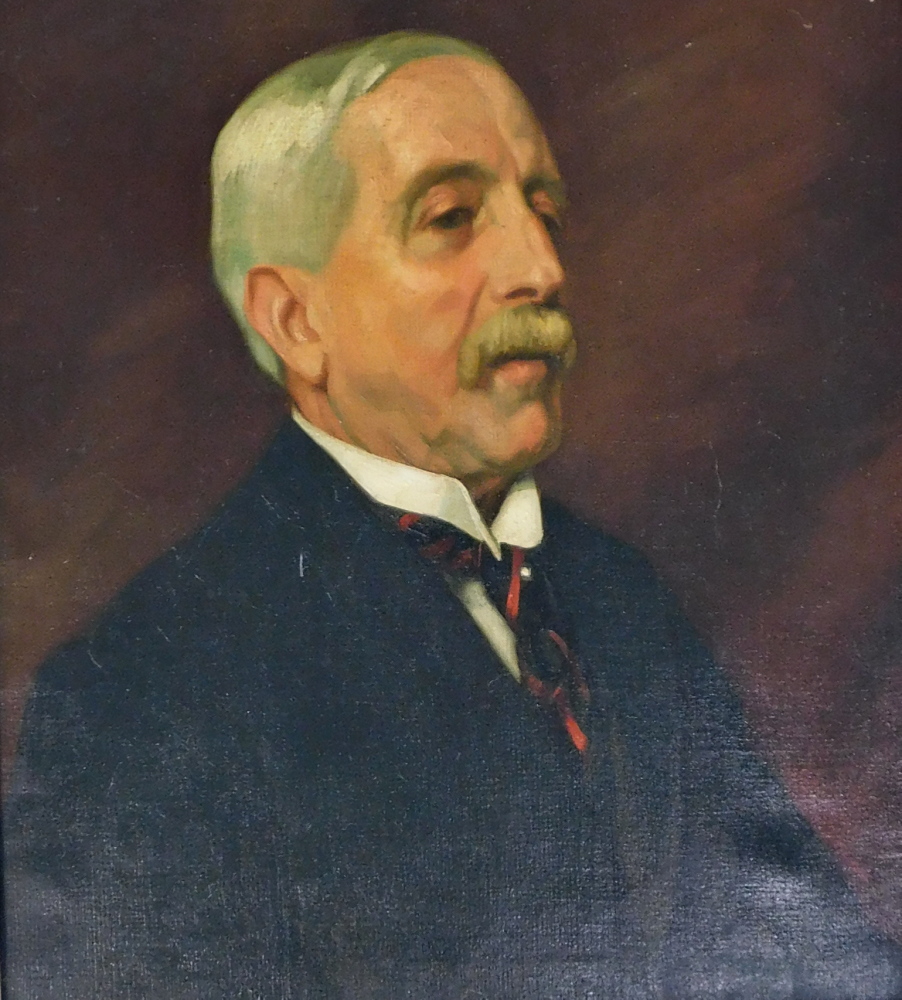 Charles Henry Harrison Burleigh (187-1956). Portrait of a gentleman, oil on canvas, signed, 51cm x 4