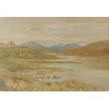 Tom Hunn (act.1878-1908). Arran from Loch Fad, watercolour, signed and titled, 23cm x 32cm.