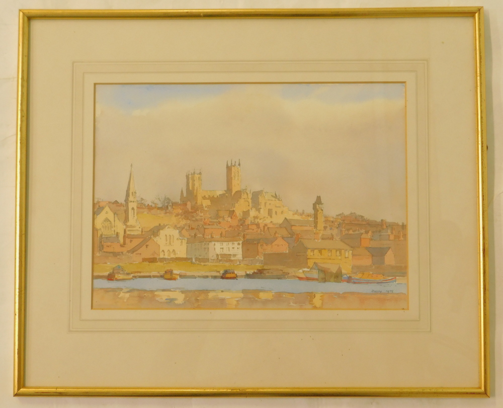 Len Roope (1917-2004). Lincoln from South East, signed and dated 1978, 26cm x 36cm. - Bild 2 aus 4