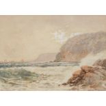 Ernest H. Longdon (19thC/20thC). The Devon Coast, watercolour, signed, dated 1906, titled verso, 12c