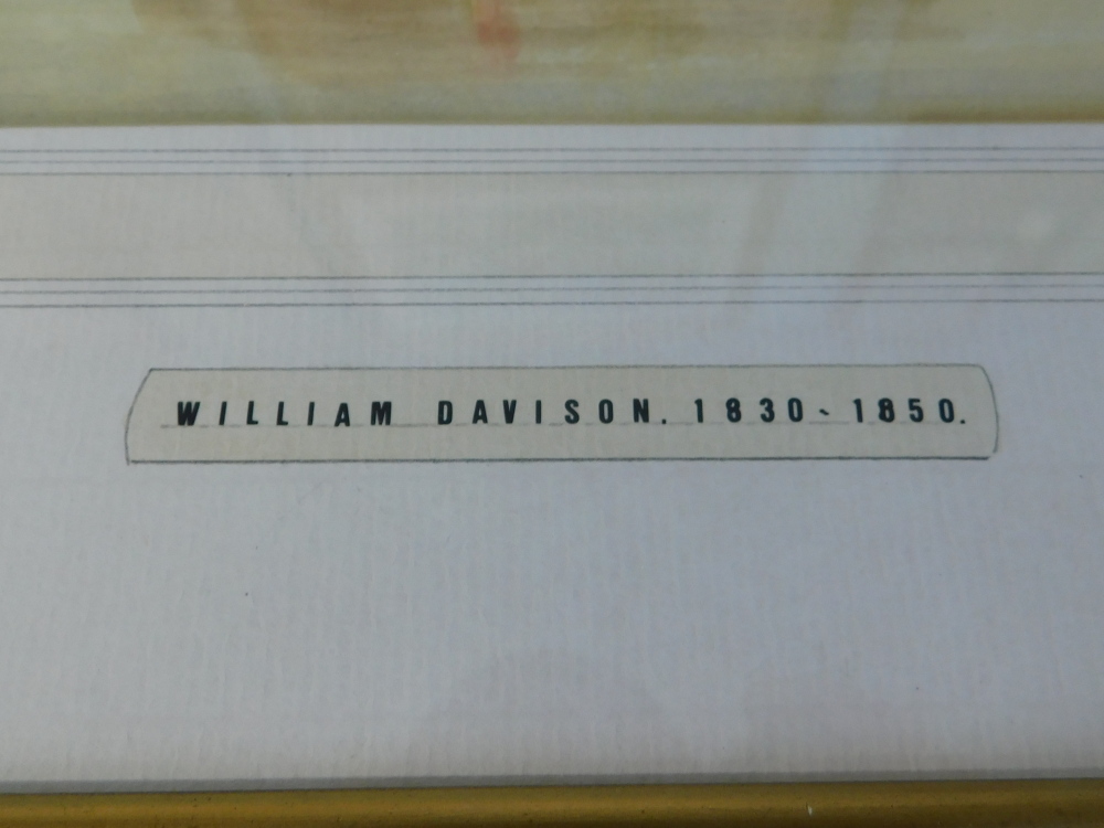 William Davidson (1830-1850). Fishing boats, Dutch coast, watercolour, initialled and dated 1830, 16 - Image 4 of 5