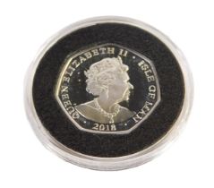 A HM The Queen's Coronation 65th Anniversary 1953-2009 silver proof fifty pence piece, limited