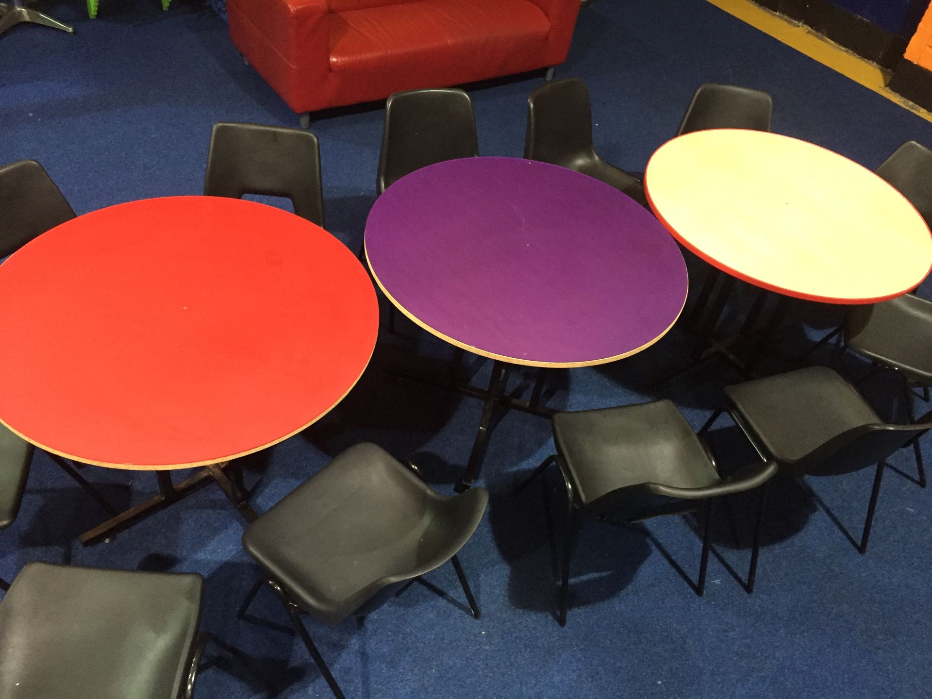 3 Tables & 12 Chairs - Image 2 of 6