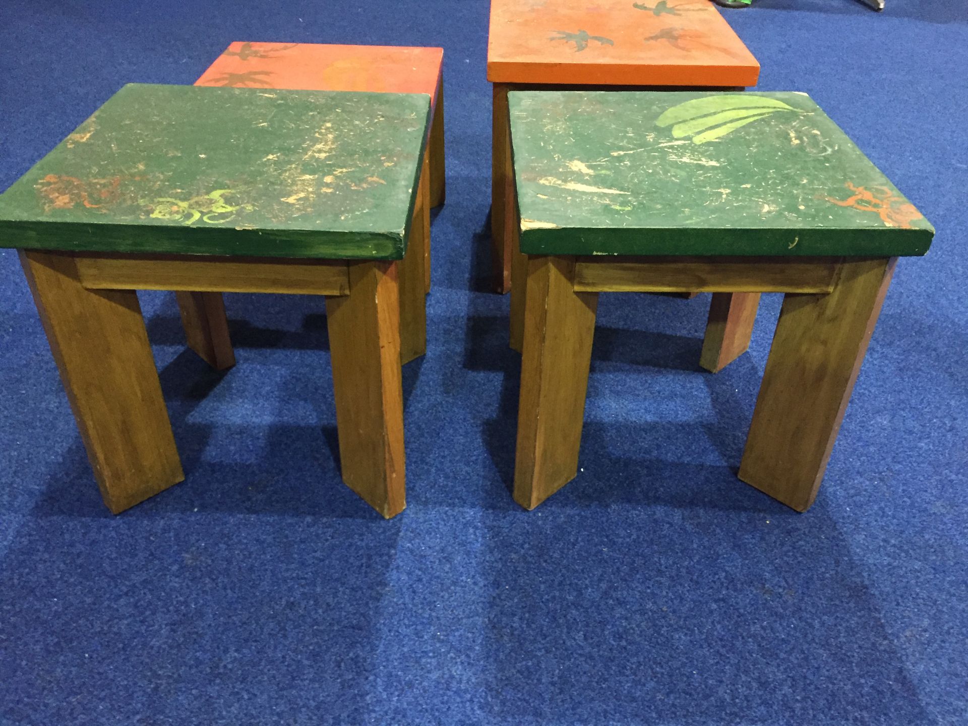 4 Wooden Tables - Image 3 of 4