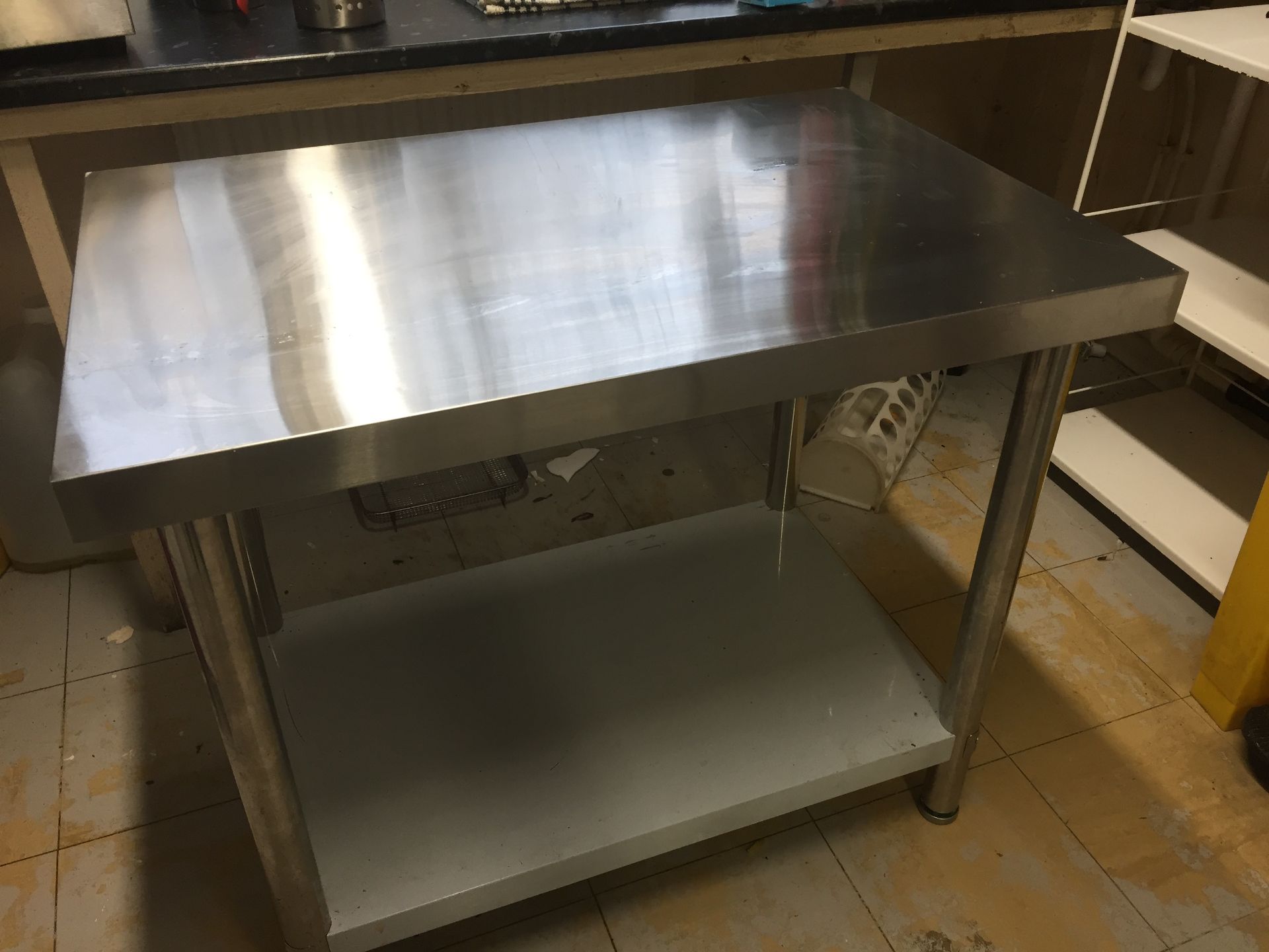 Stainless Steel Work Surface/Shelf Unit