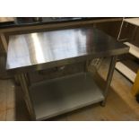 Stainless Steel Work Surface/Shelf Unit