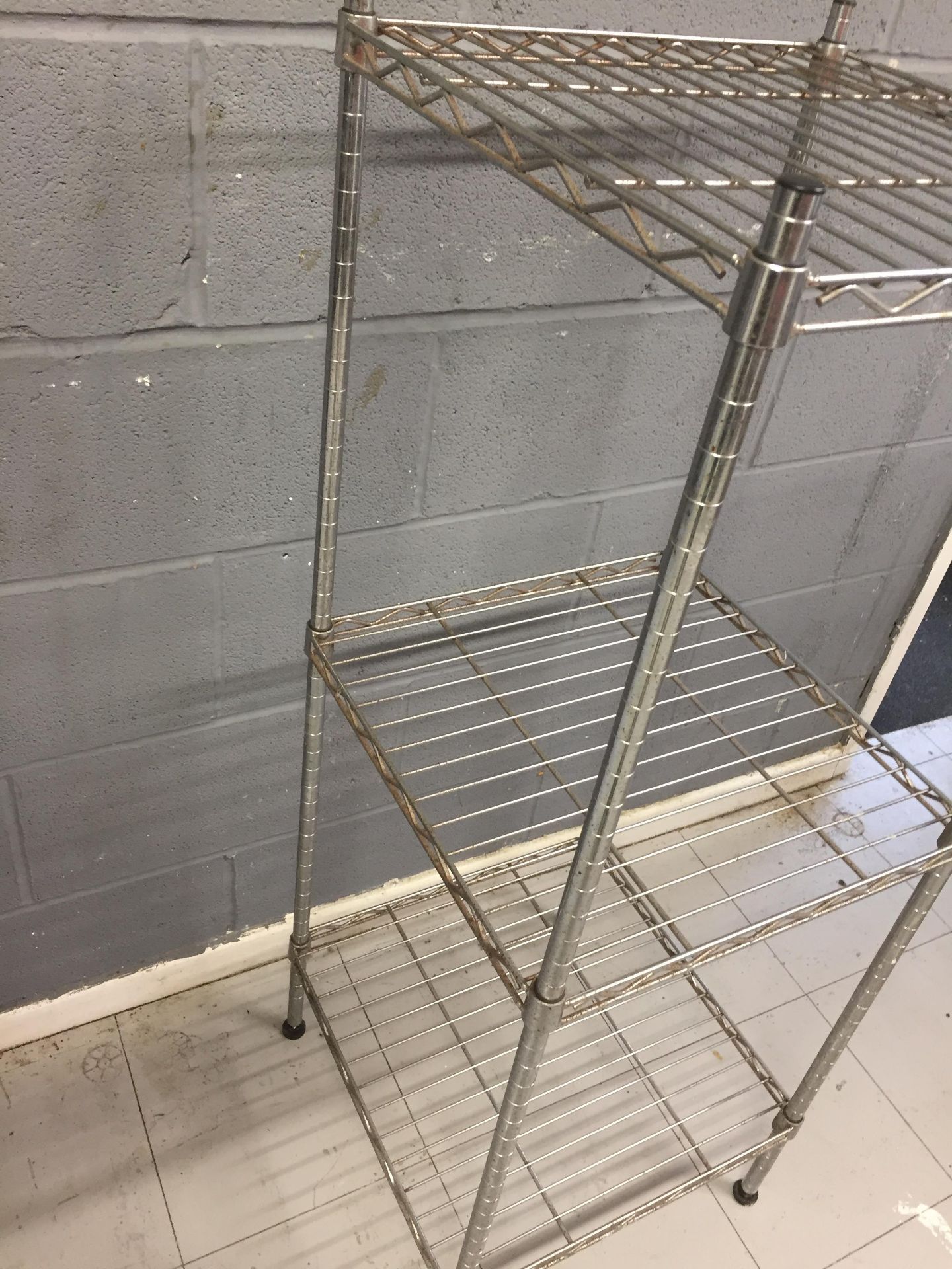 Stainless Steel Shelving Unit - Image 2 of 3