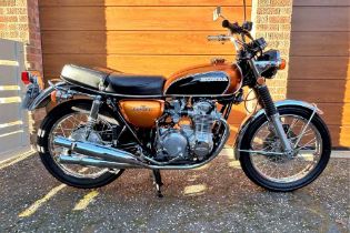 1971 Honda CB500 Four K0 Fitted with genuine 4 into 4 exhaust system