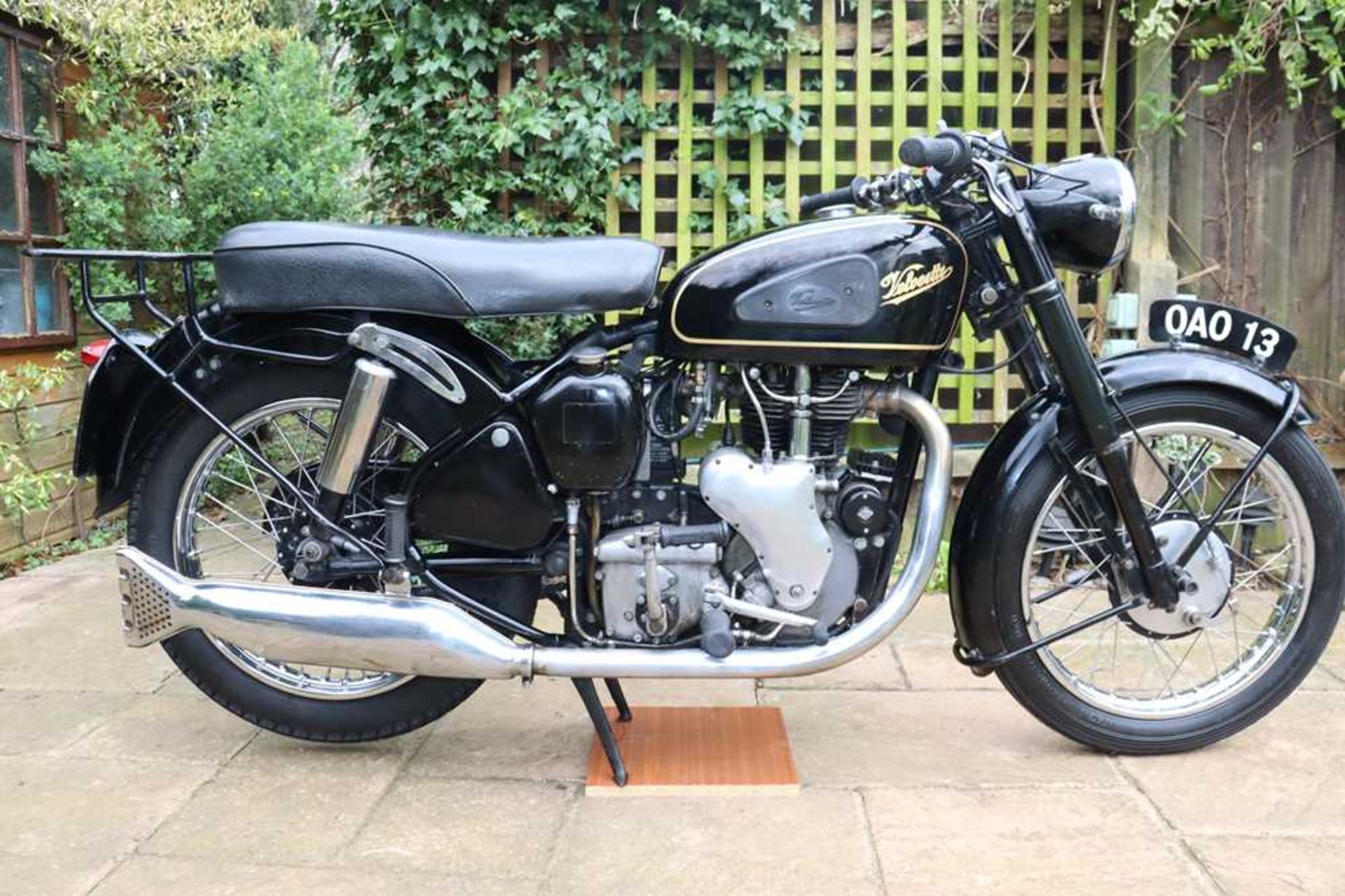 1954 Velocette MSS Fitted with an Alton electric starter kit