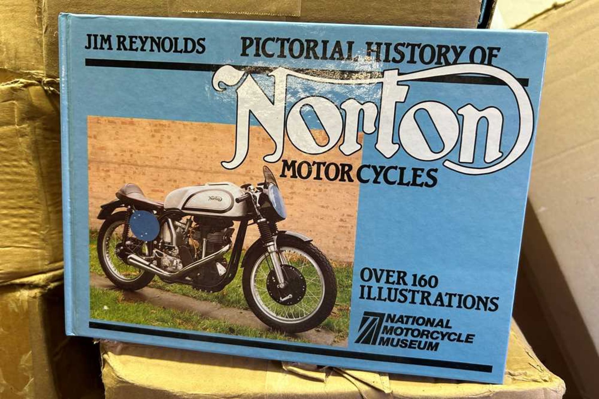 50 Boxes of Books 'Pictorial History of Norton Motorcycles' by Jim Reynolds