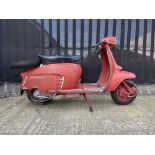 1965 Lambretta Li150S Special The only factory original red Italian-built Special known to exist