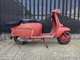 1965 Lambretta Li150S Special The only factory original red Italian-built Special known to exist