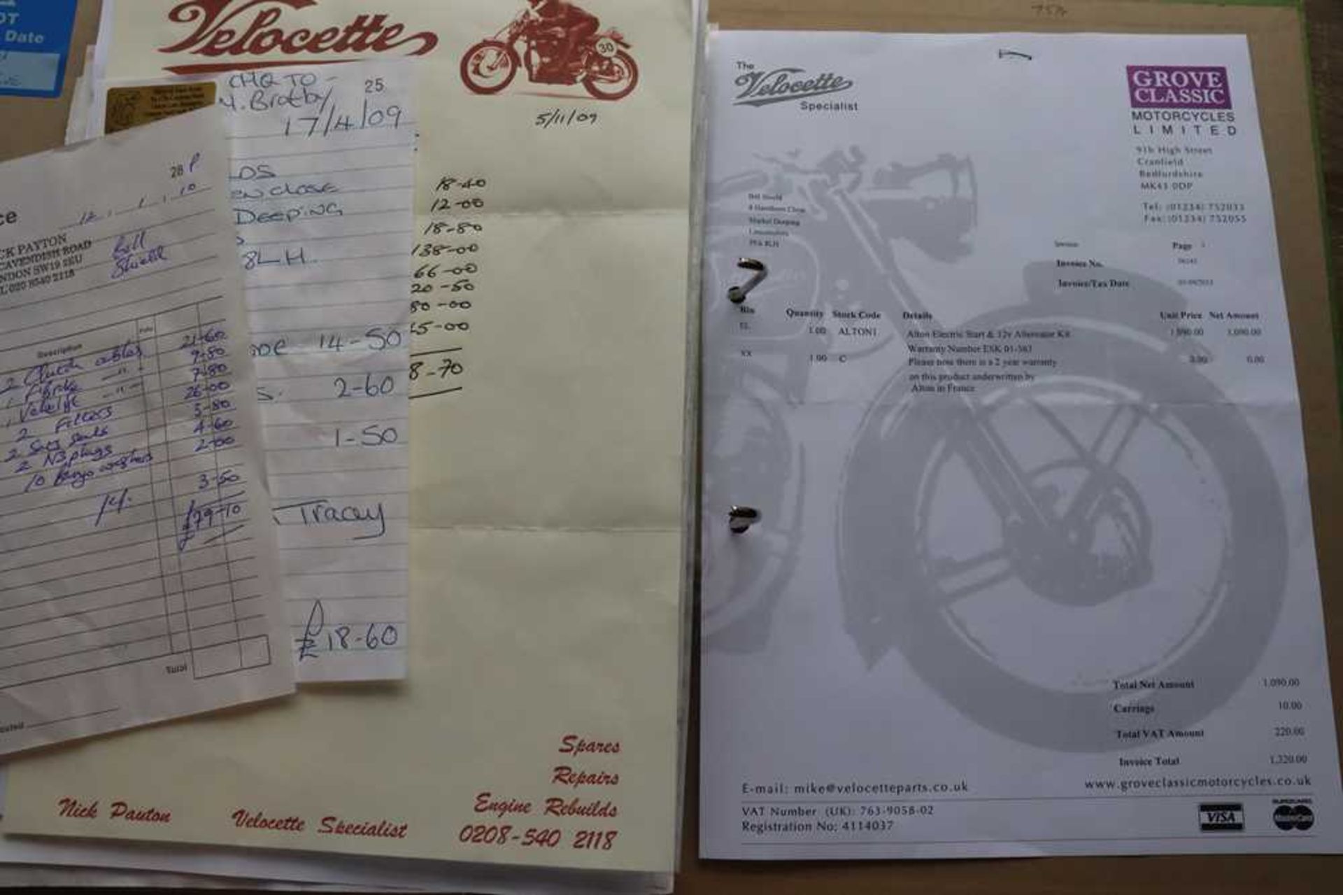 1954 Velocette MSS Fitted with an Alton electric starter kit - Image 35 of 41
