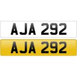 Registration Number ‘AJA 292’
