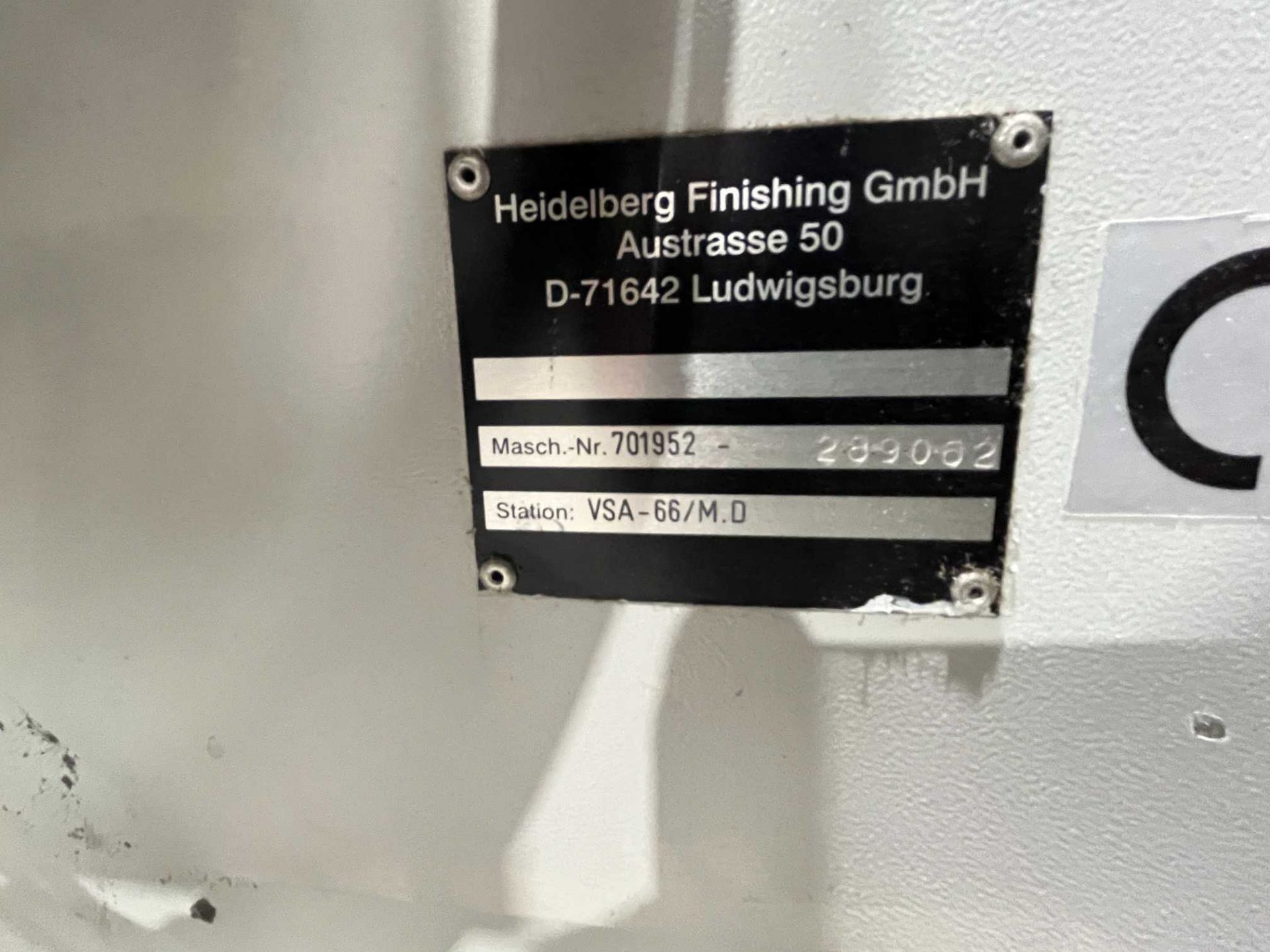 Heidelberg Stahlfolder KD-78 folding machine (2003) with: VSA-66/M.D stacking press; Serial No: - Image 16 of 17