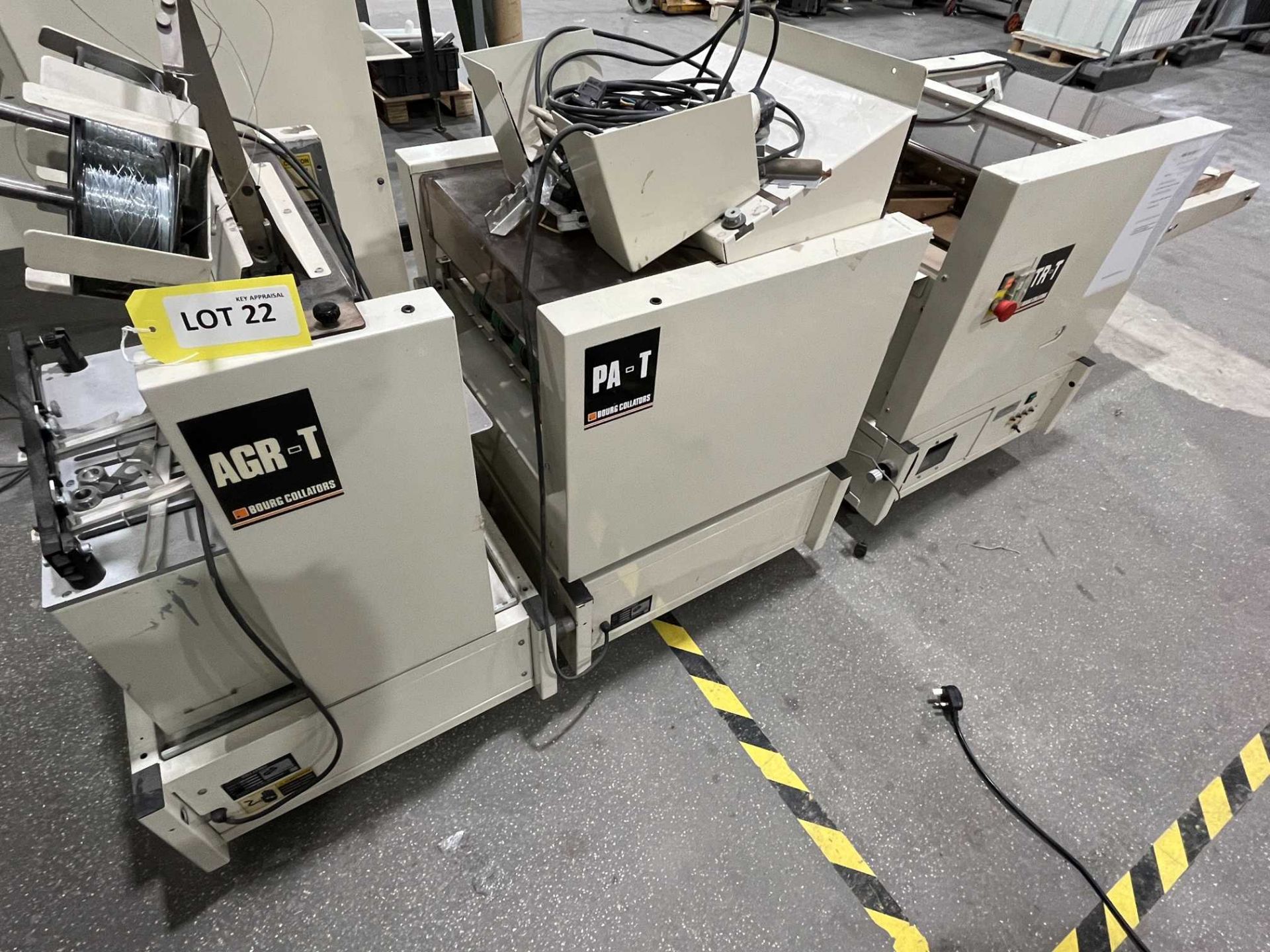 Bourg Collators twin-section collating system with: AGR-T stitcher, Serial No: (N/A); PA-T - Image 8 of 14