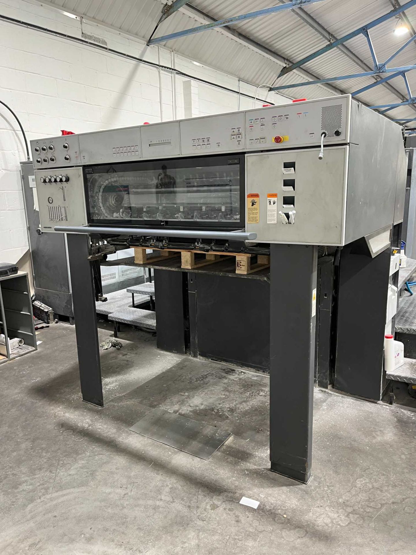 Heidelberg Speedmaster SM102-6-P3 + L six-colour lithographic printing press; Serial No: 546097 ( - Bild 15 aus 35