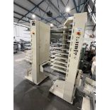 Bourg Collators twin-section collating system with: AGR-T stitcher, Serial No: (N/A); PA-T