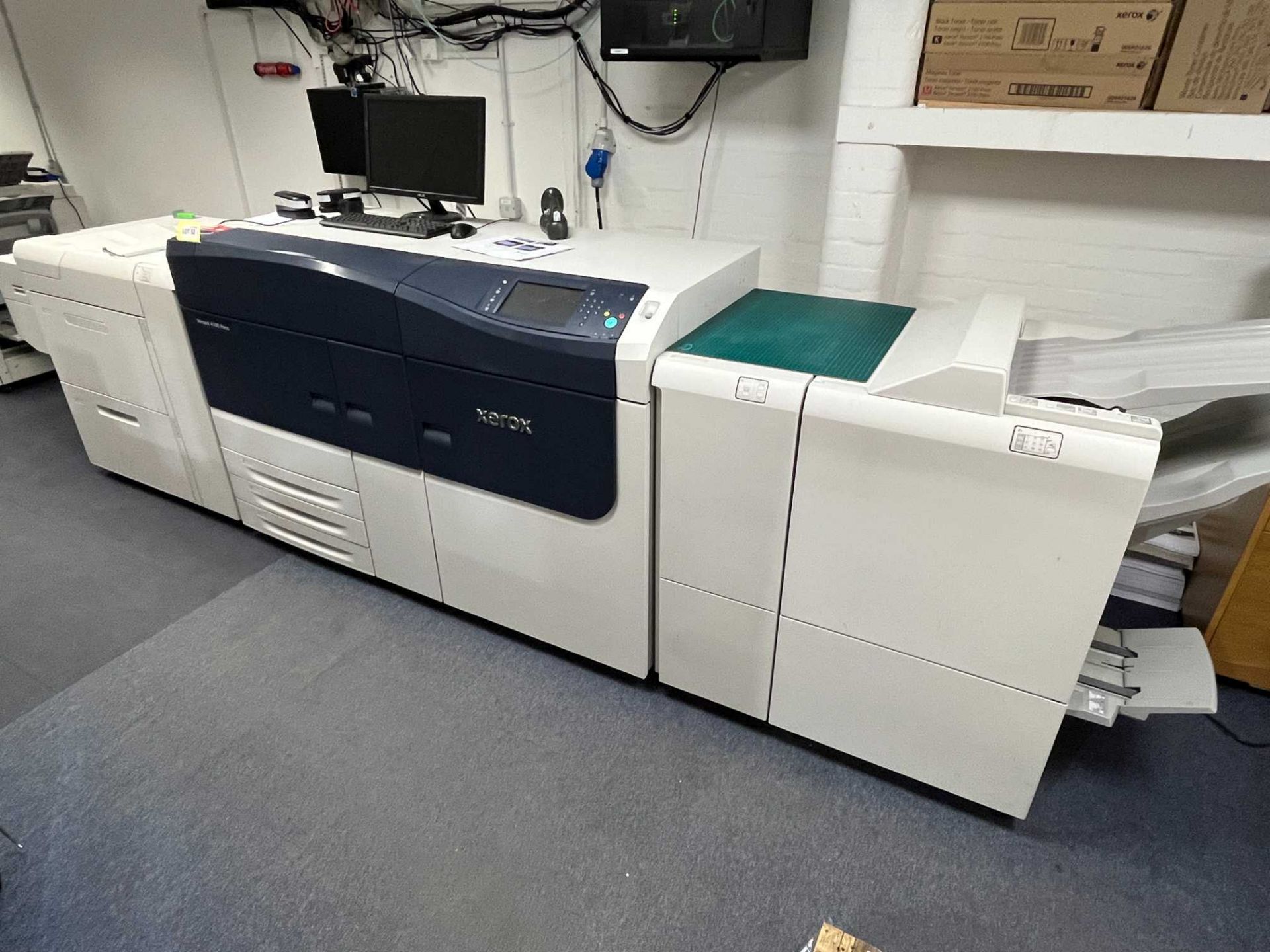 Xerox Versant 4100 Press digital press; Serial No: 3146431070 (2022); Impressions: Colour: 1,007,