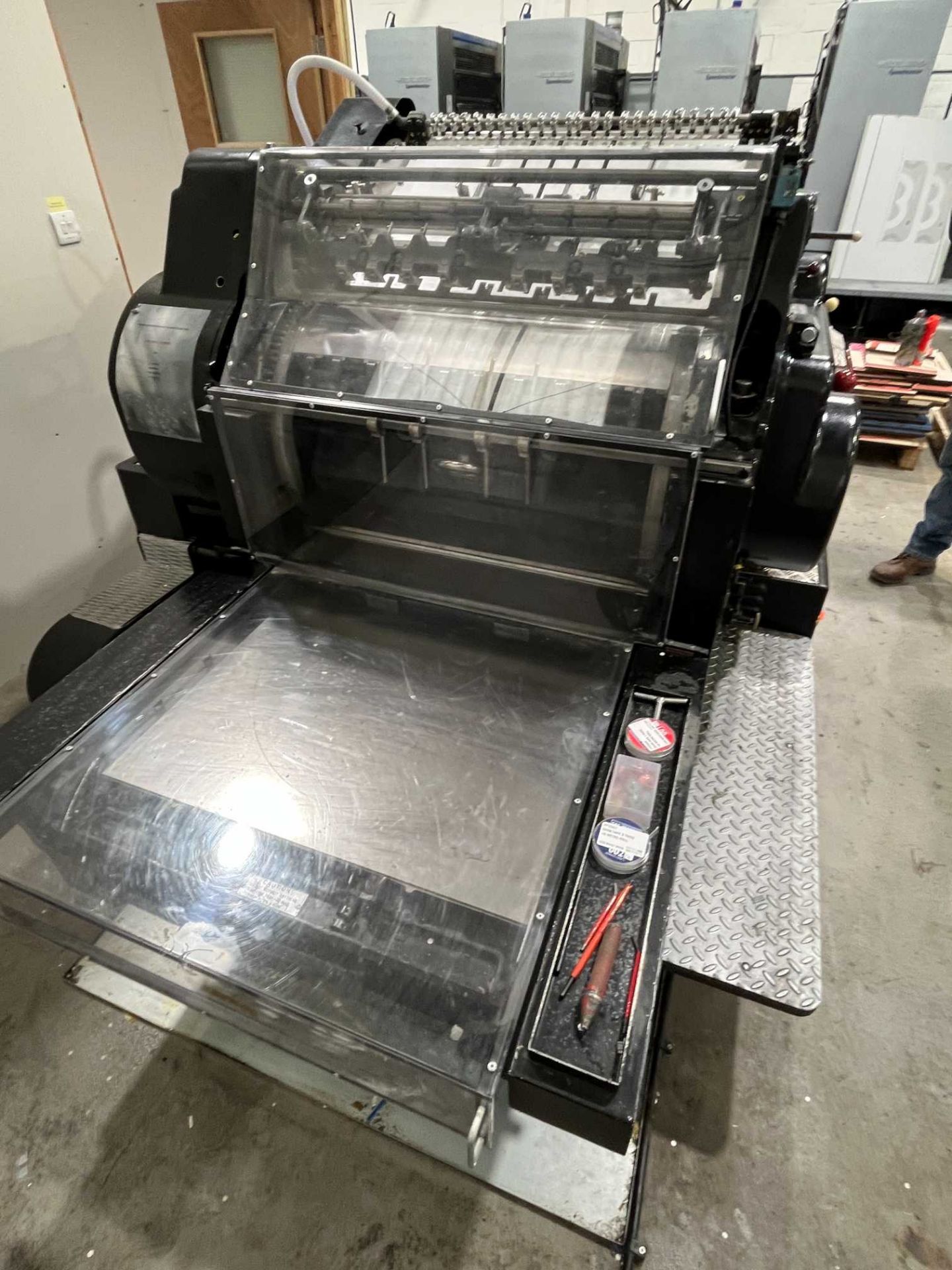 Heidelberg SBG cutting & creasing cylinder press (56cm x 77cm ); Serial No: SBG28248 - Image 9 of 9