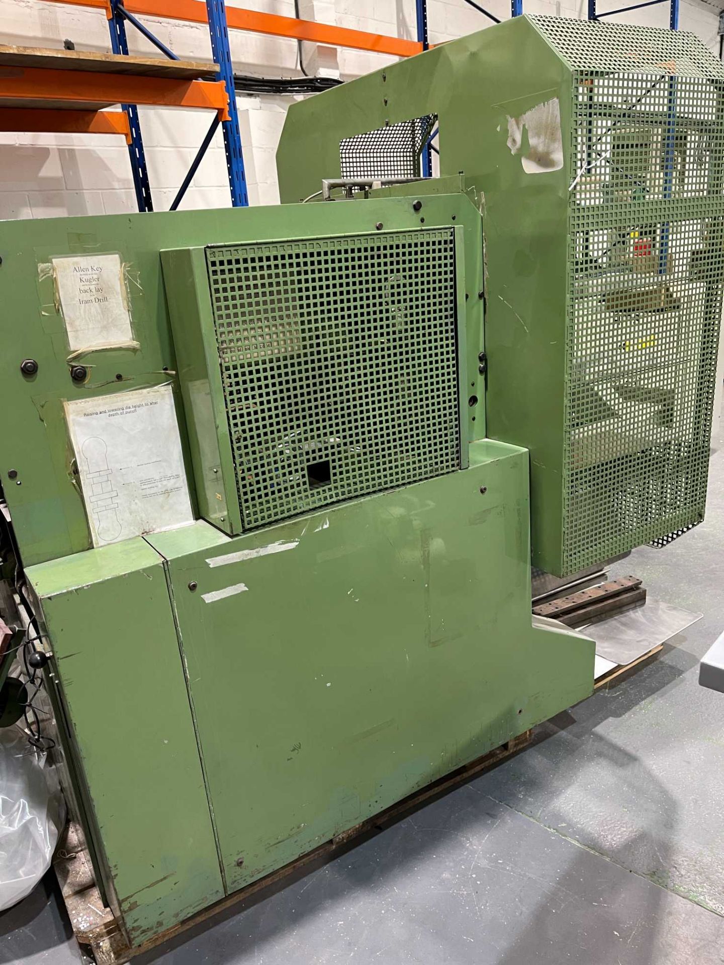 Kugler heavy duty automatic punching machine; Serial No: 1046-341-2 (1985); 100,000 cycles per - Image 6 of 6