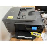 HP OfficeJet Pro 8710 All-In-One colour multifunction printer; Serial No: CN8C3DT122 (2015)