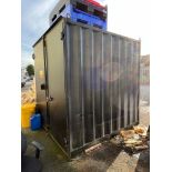 Steel fabricated chemical storage container; 250 x 250 cm; Please Note: RAMS required and agreed