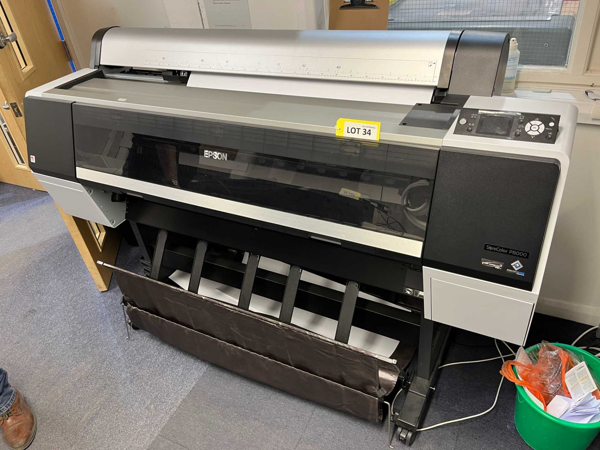 Epson Sure Colour P8000 wide format digital colour inkjet printer; Serial No: VMGE101455 (2023)