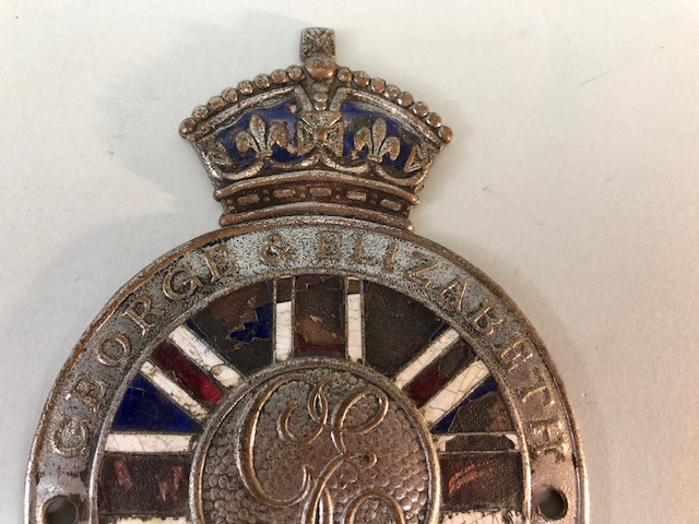 Vintage badge bar Badges Queen Elizabeth Coronation 1953, George and Elizabeth Coronation 1937 (2 - Image 9 of 10