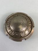 Vintage Car Motor Vehicle threaded metal cap relating to Armstrong Siddeley motors, approximately