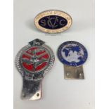 Vintage car club badges, Singapore Motor Club bar badge , Universal Automobile Club South Africa,