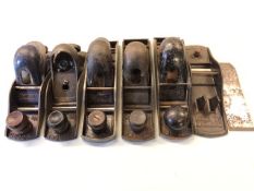 Collection of Woodworking Stanley Block Planes (6)