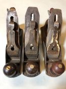 Collection of Woodworking Stanley No 4 smoothing planes