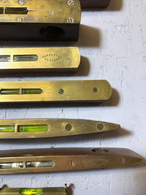 Collection of 10 Brass Spirit Levels - Image 3 of 12