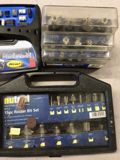 Four boxes of Dremel and Router bits - Image 3 of 4