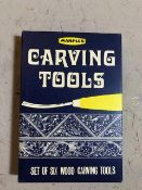 Set of Marples carving chisels boxed