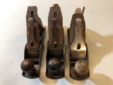 Collection of Woodworking Stanley No 4 smoothing planes